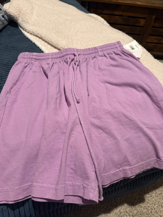 fresh produce Pants - fresh produce Lilac Elastic-Waist Jersey Shorts